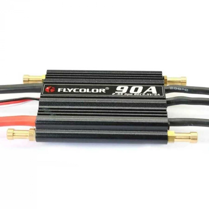 Flycolor Waterproof 90A 2-6S Brushless ESC 5.5V/5A BEC