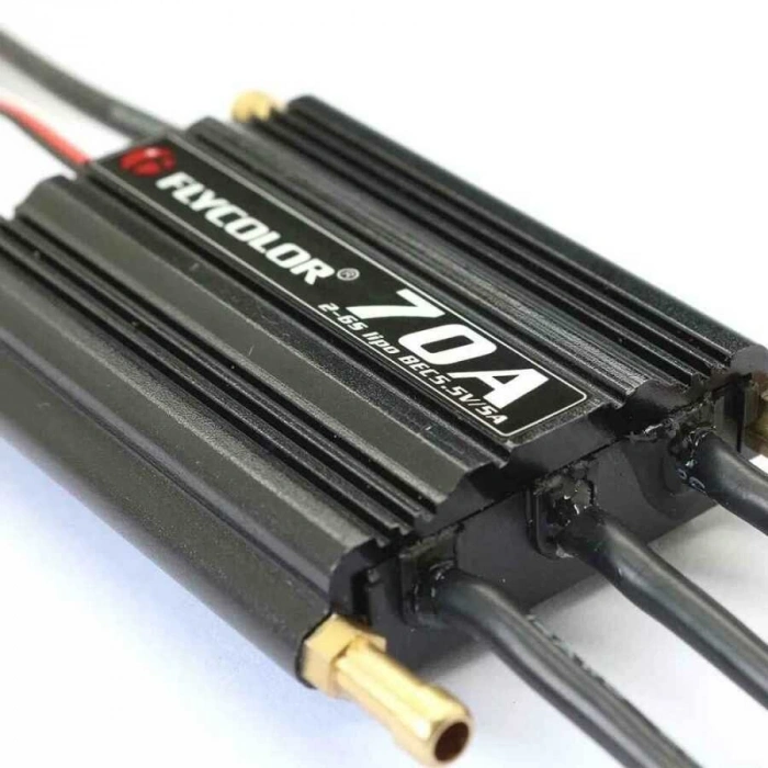 Flycolor Waterproof 70A 2-6S Brushless ESC 5.5V/5A BEC
