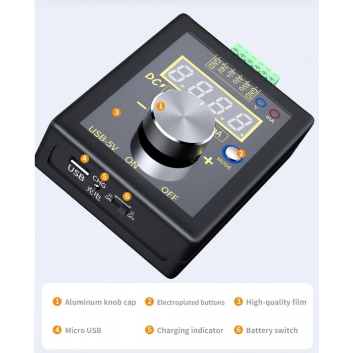 SG-002 Analog ±12V 0-24mA Sinyal Jeneratörü