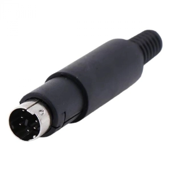 7 Pin Erkek Mini DIN Konnektör