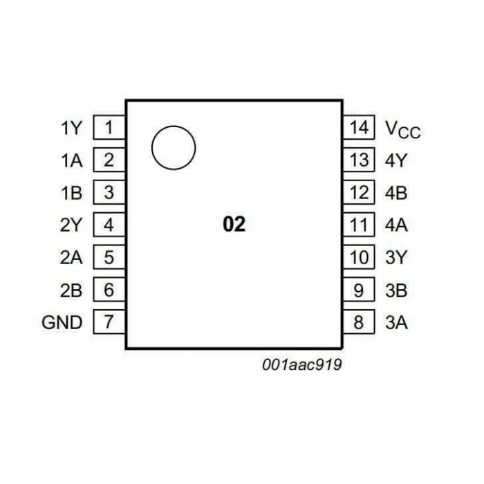 74HC02 SMD Entegre