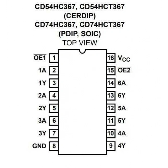 74HC367 SMD Entegre