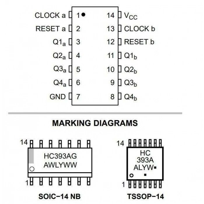 74HC393 SMD Entegre