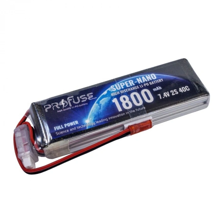 7,4V 2S 1800mAh 40C Lipo Batarya