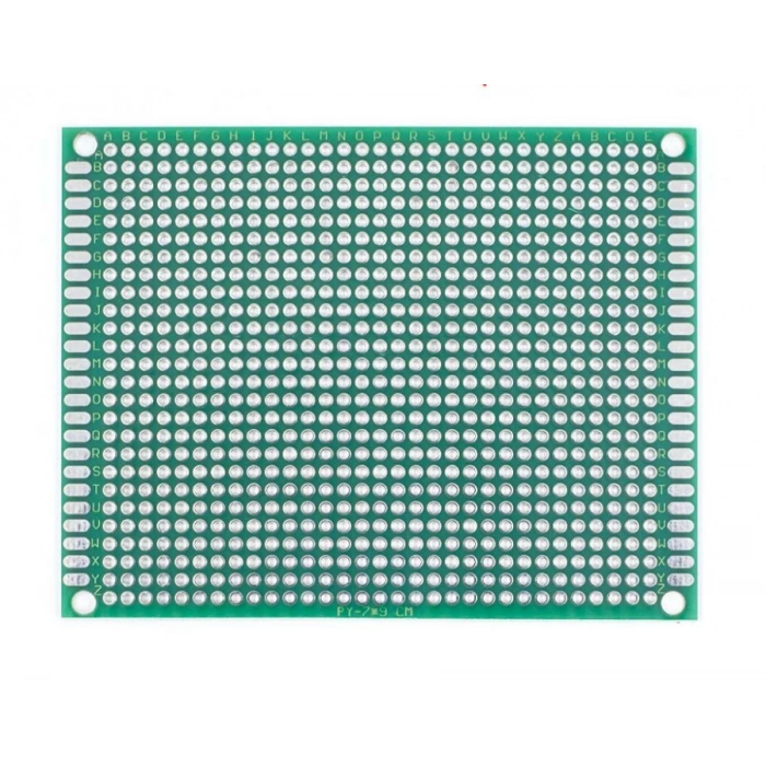 7x9cm Epoxy Çift Taraflı Delikli Plaket
