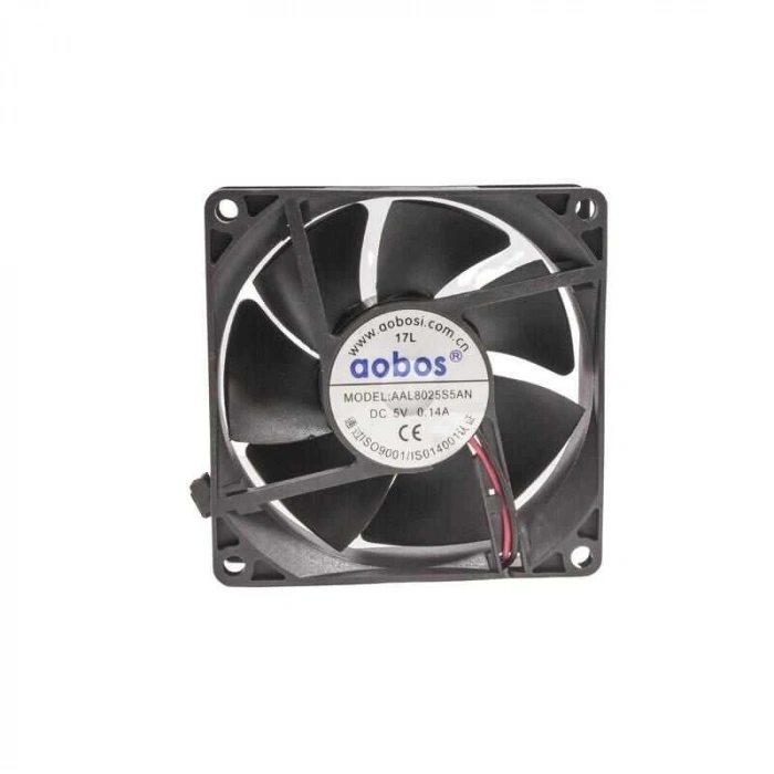 80x80x25mm 5V 0.14A Fan 2 Kablolu