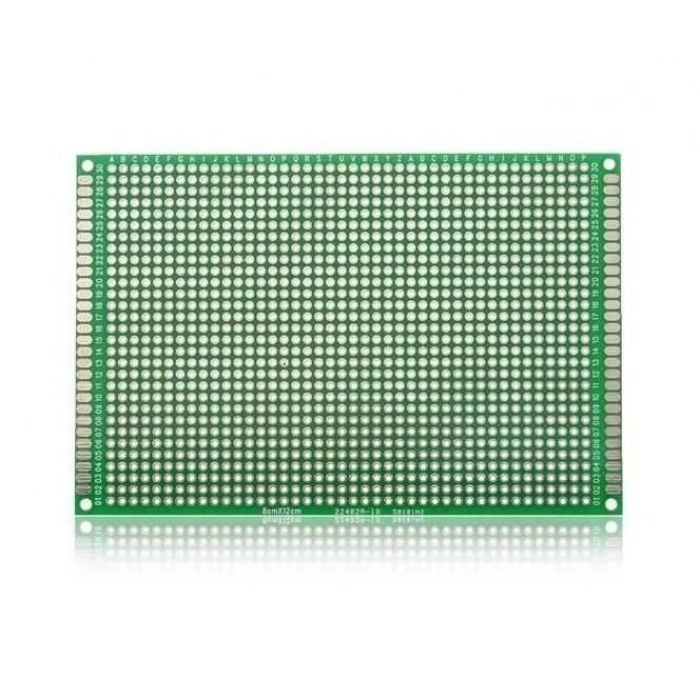 8x12cm Epoxy Tek Taraflı Delikli Plaket