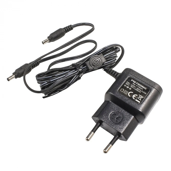 9V 0.2A Çift Çıkışlı Adaptör İnce Uçlu