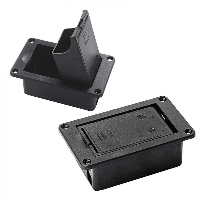 9V Kapaklı Pil Yuvası - Panel Tipi