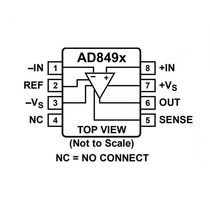 AD8495ARMZ-R7TR MSOP-8 Termokupl Amplifikatör Entegresi