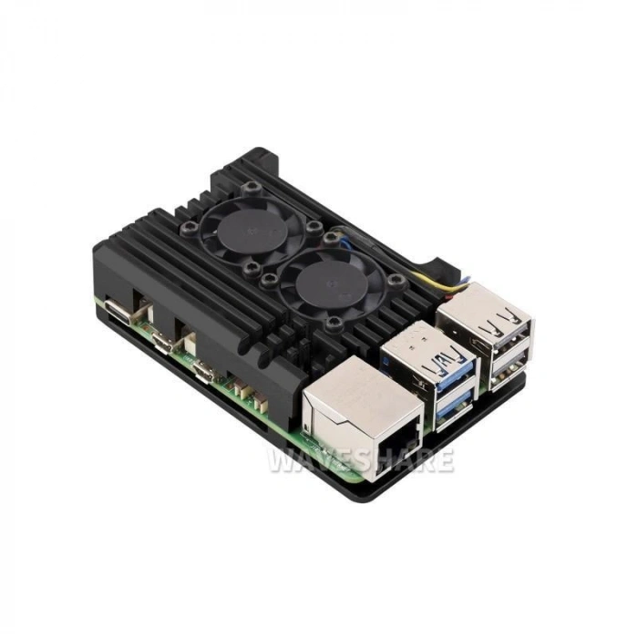 Alüminyum Alaşım Kasa - Raspberry Pi 5 Uyumlu