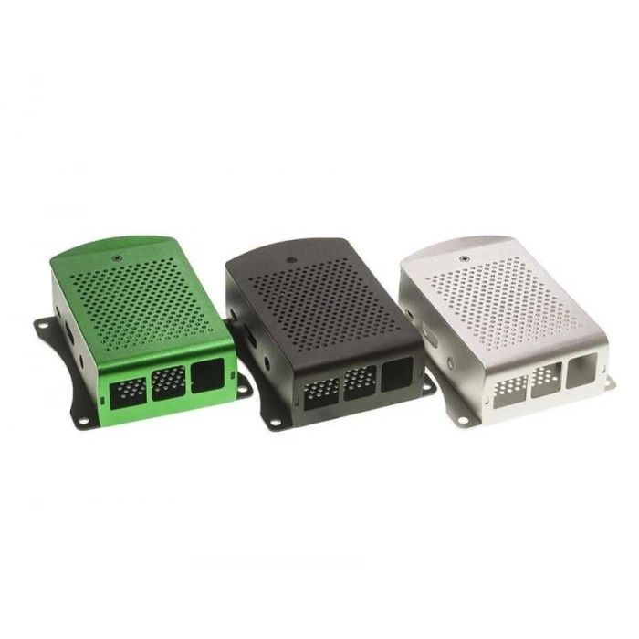 Alüminyum Raspberry Pi B+/2/3 Uyumlu Kutu - Siyah