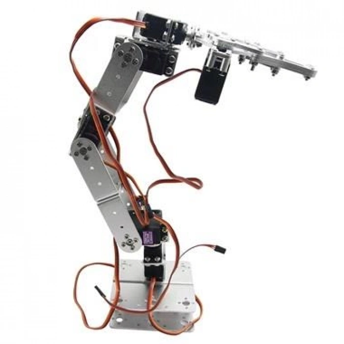 Alüminyum Robot Kol Seti 6 DOF Eklem