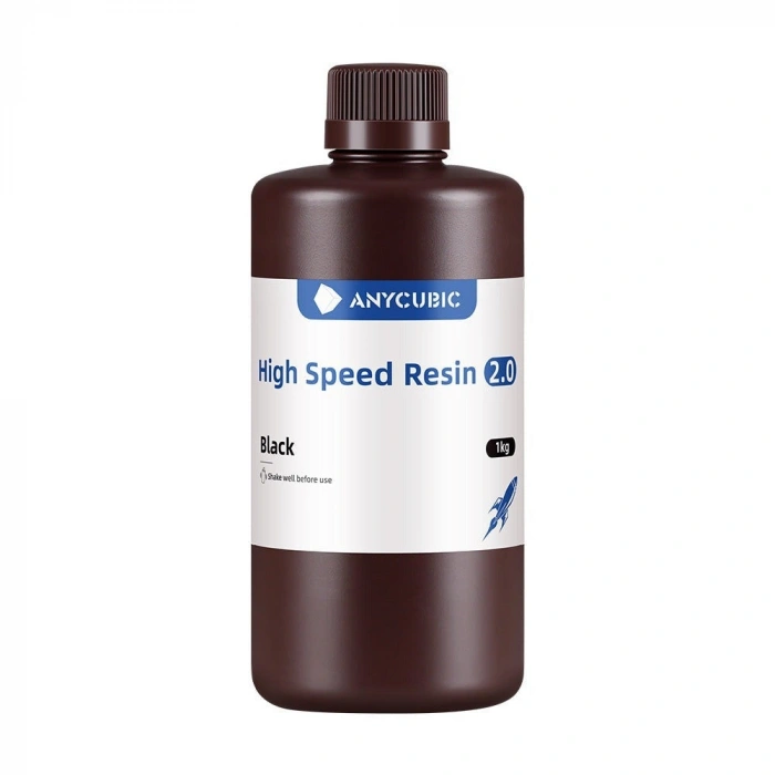 Anycubic High Speed Resin 2.0 - Black (Siyah) / 1 kg