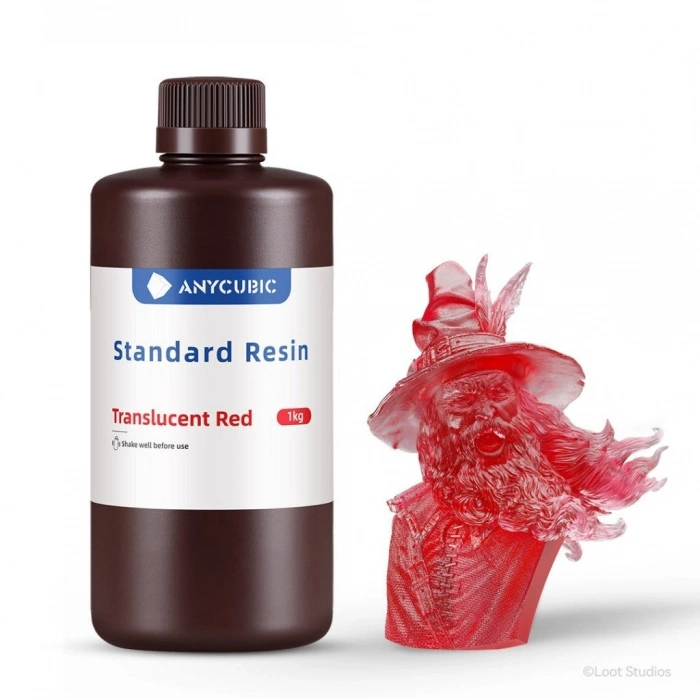 Anycubic Standard Resin - Clear (Şeffaf) / 1 kg