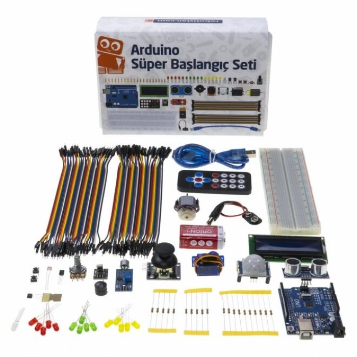 Arduino ile Uyumlu Süper Başlangıç Seti Uno Rev3