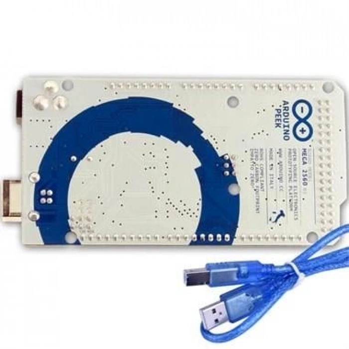 Arduino Mega 2560 R3 (Orjinal - ATmega2560 Chip) USB Kablo Hediye
