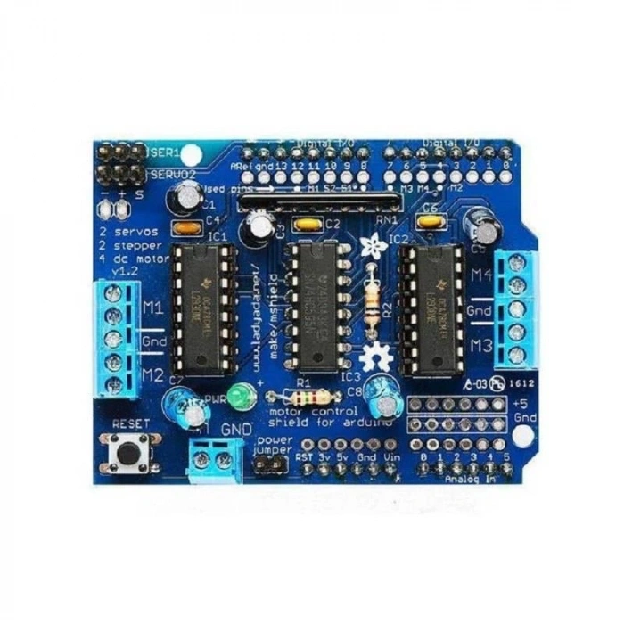 Arduino Motor Kontrol Shield 2 Adet Soğutucu İlave