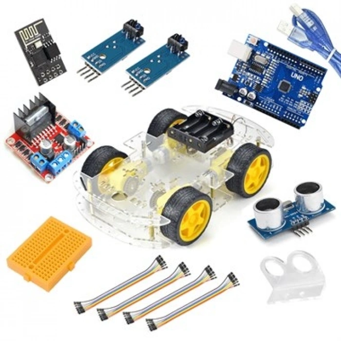 Arduino Süper Combo 4WD Araç Seti Wifi