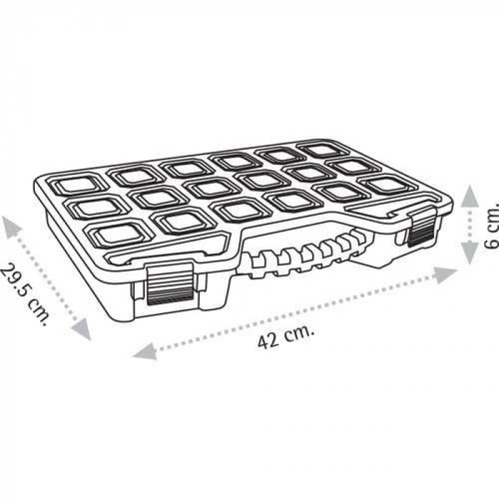 ASR-2035 Super-Bag 18 Bölmeli 18 Mega Organizer