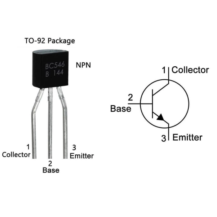 BC546 - TO92 NPN Transistör