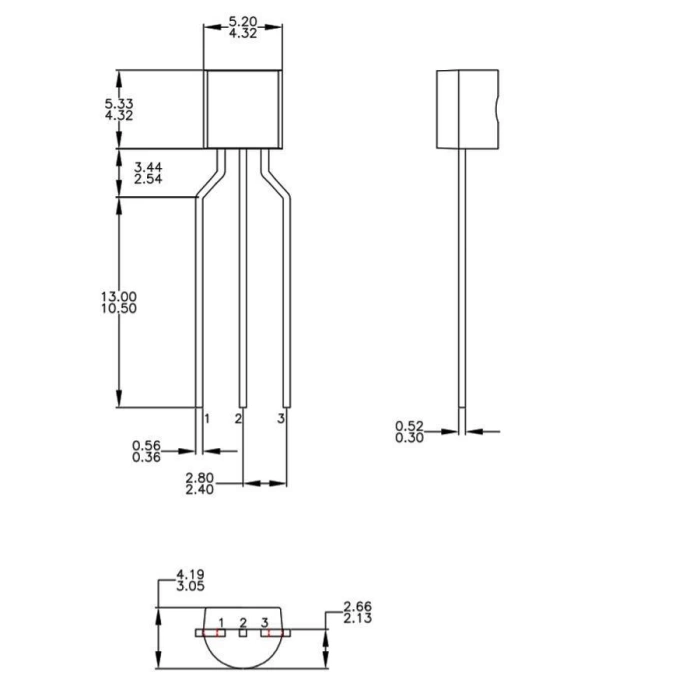 BC546 - TO92 NPN Transistör