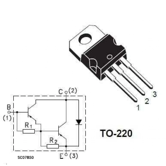BDX53C - TO220 NPN Transistör