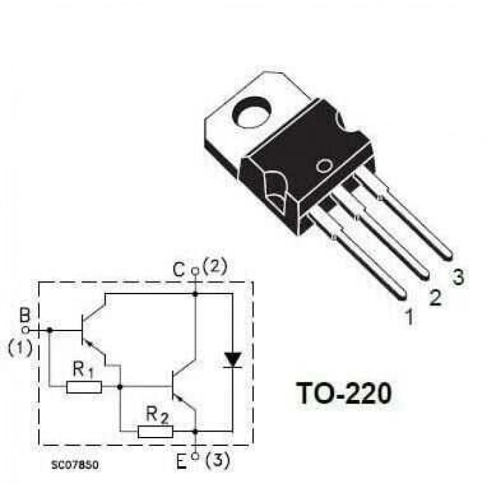 BDX53C - TO220 NPN Transistör