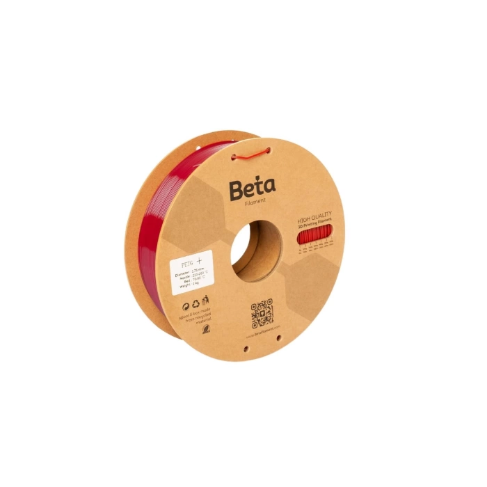 Beta PETG+ Filament Red