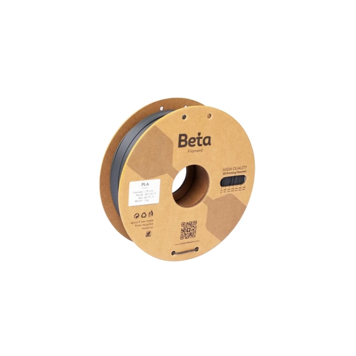 Beta PLA-Matte Filament Ash Grey