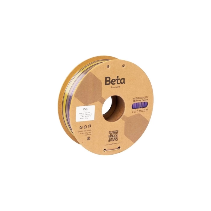 Beta Pla-Mystic Silk Filament Blue Purple Yellow