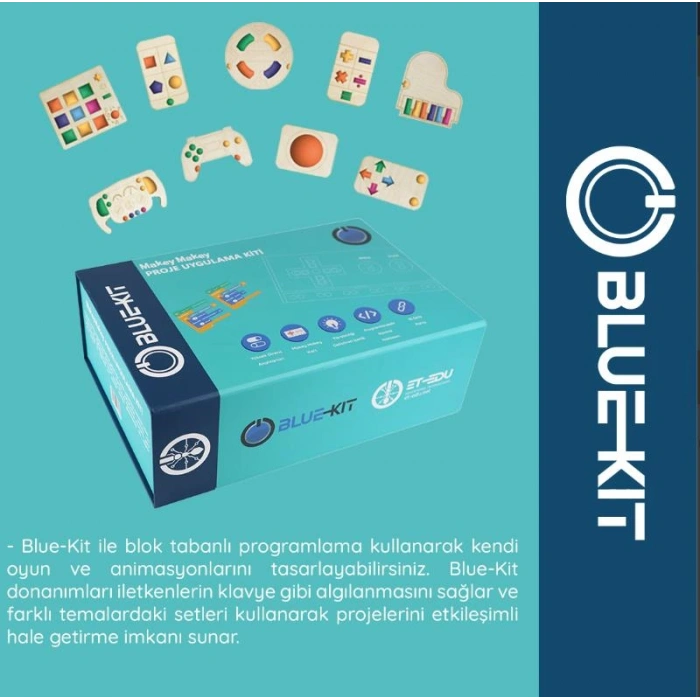 Blue-Kit Makey Makey Proje Uygulama Kiti