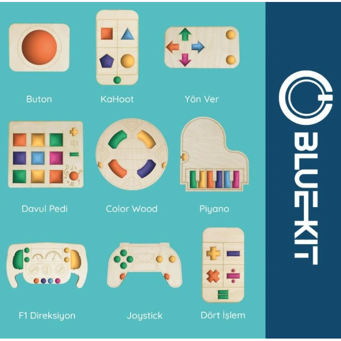 Blue-Kit Makey Makey Proje Uygulama Kiti