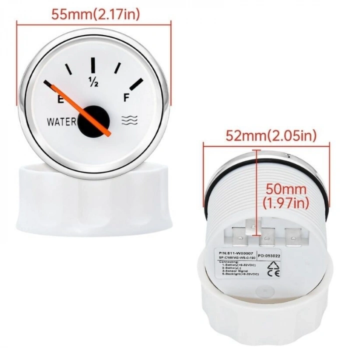 BS 150mm Sıvı Seviye Sensörü ve Göstergesi