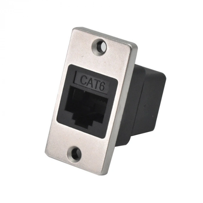 CAT6 RJ45 Dişi Panel Tipi Konnektör - SCAT6-C