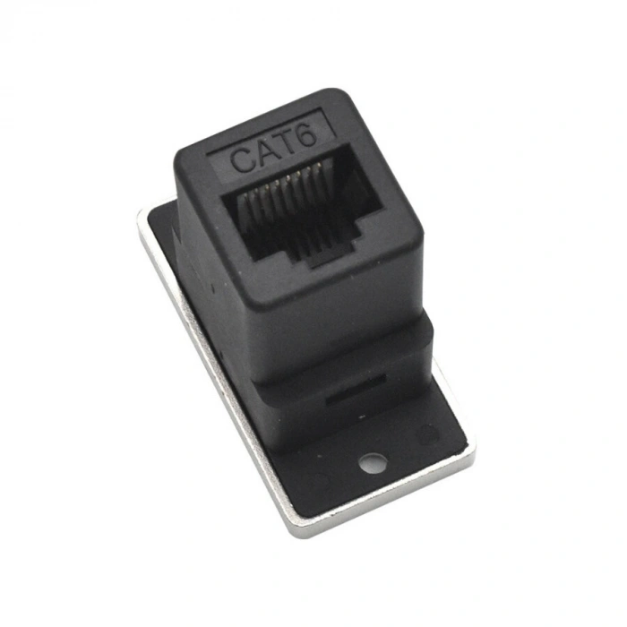 CAT6 RJ45 Dişi Panel Tipi Konnektör - SCAT6-C