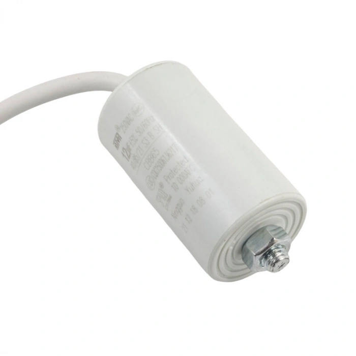 CBB65 12uF 250V Kablolu Daimi Kondansatör