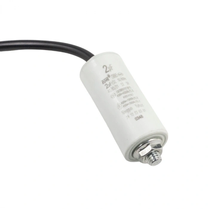 CBB65 2uF 450V Kablolu Daimi Kondansatör