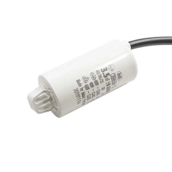 CBB65A-2 3.5uF 450V Kablolu Daimi Kondansatör