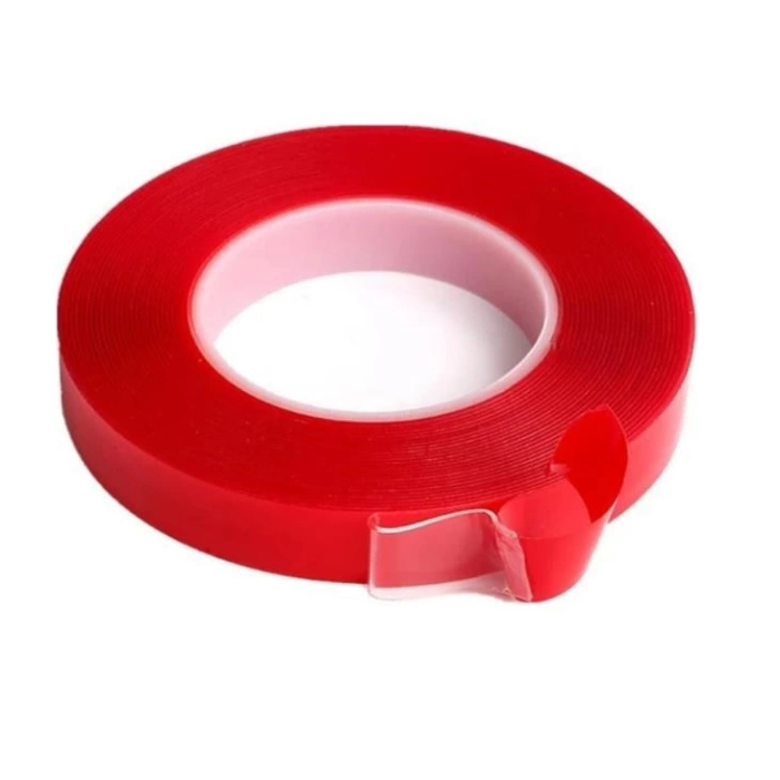 Çift Taraflı Şeffaf Akrilik Silikon Bant 20mm*5mt
