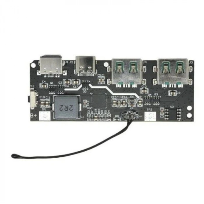 Çift USB 5V 22.5W Ledli Micro Type-C Powerbank Modülü