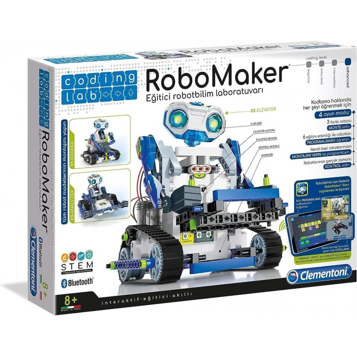 Clementoni Coding Lab 64442 Robomaker Start Eğitici Robotbilim Laboratuvarı