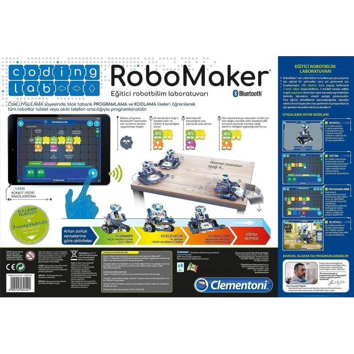Clementoni Coding Lab 64442 Robomaker Start Eğitici Robotbilim Laboratuvarı