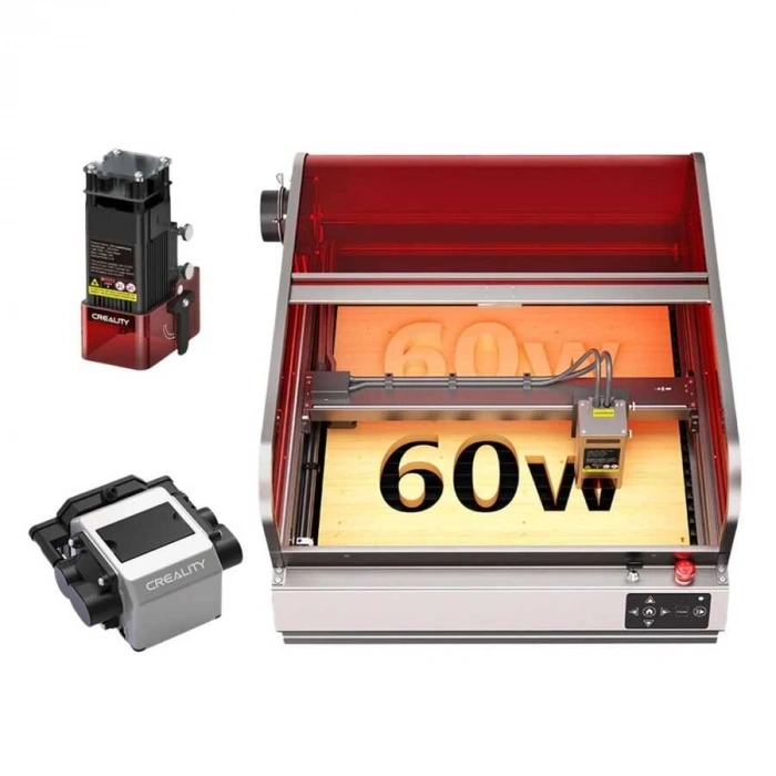 Creality Falcon2 PRO Kapalı Lazer Gravür ve Kesici - 60W + 1.6W