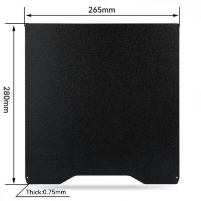 Creality Hi - Hi Combo Pei Tabla - 265x280mm - Çift Taraflı