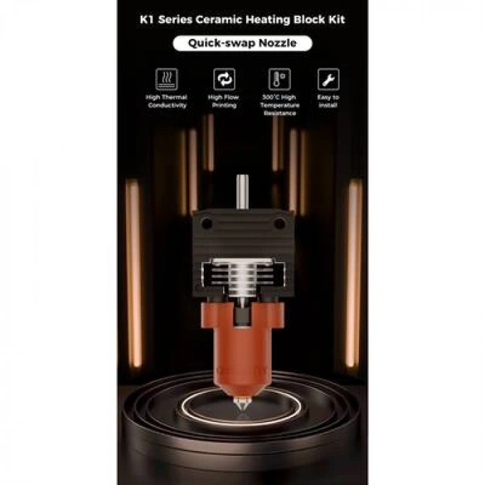 Creality K1 Serisi QS Hotend Yükseltme Full Kiti - Orijinal