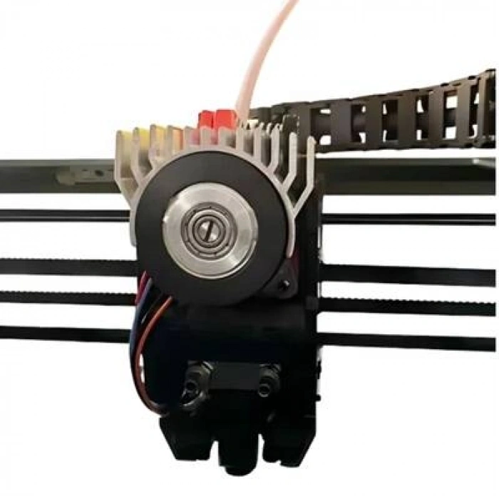 Creality K1C-K1-K1 Max Extruder Motor Üstü Alüminyum Soğutucu - Gümüş