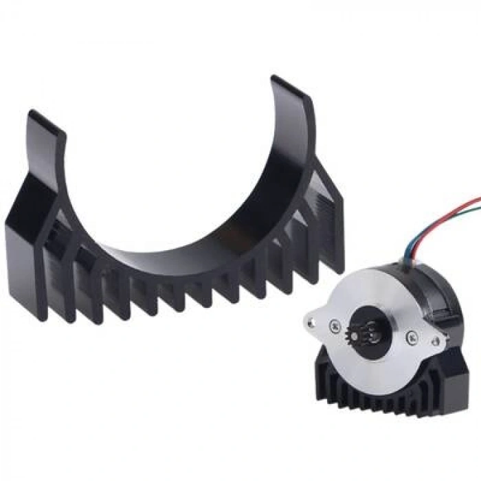 Creality K1C-K1-K1 Max Extruder Motor Üstü Alüminyum Soğutucu - Siyah