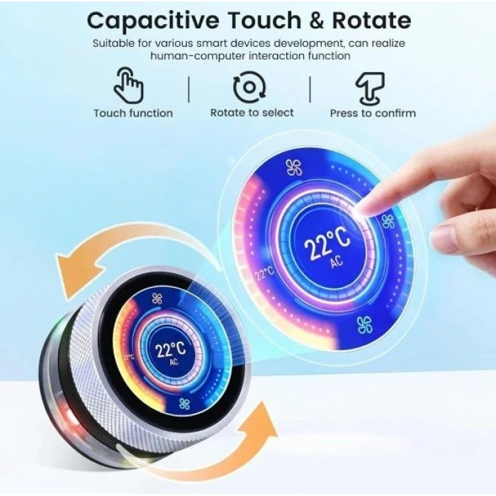CrowPanel 1.28 İnç HMI Rotary ESP32 Yuvarlak Ekran