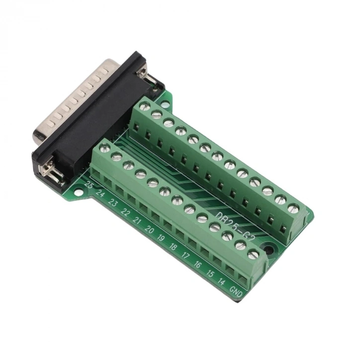 D-Sub DB25-G2 25-Pin Erkek Terminal Block Adaptörü